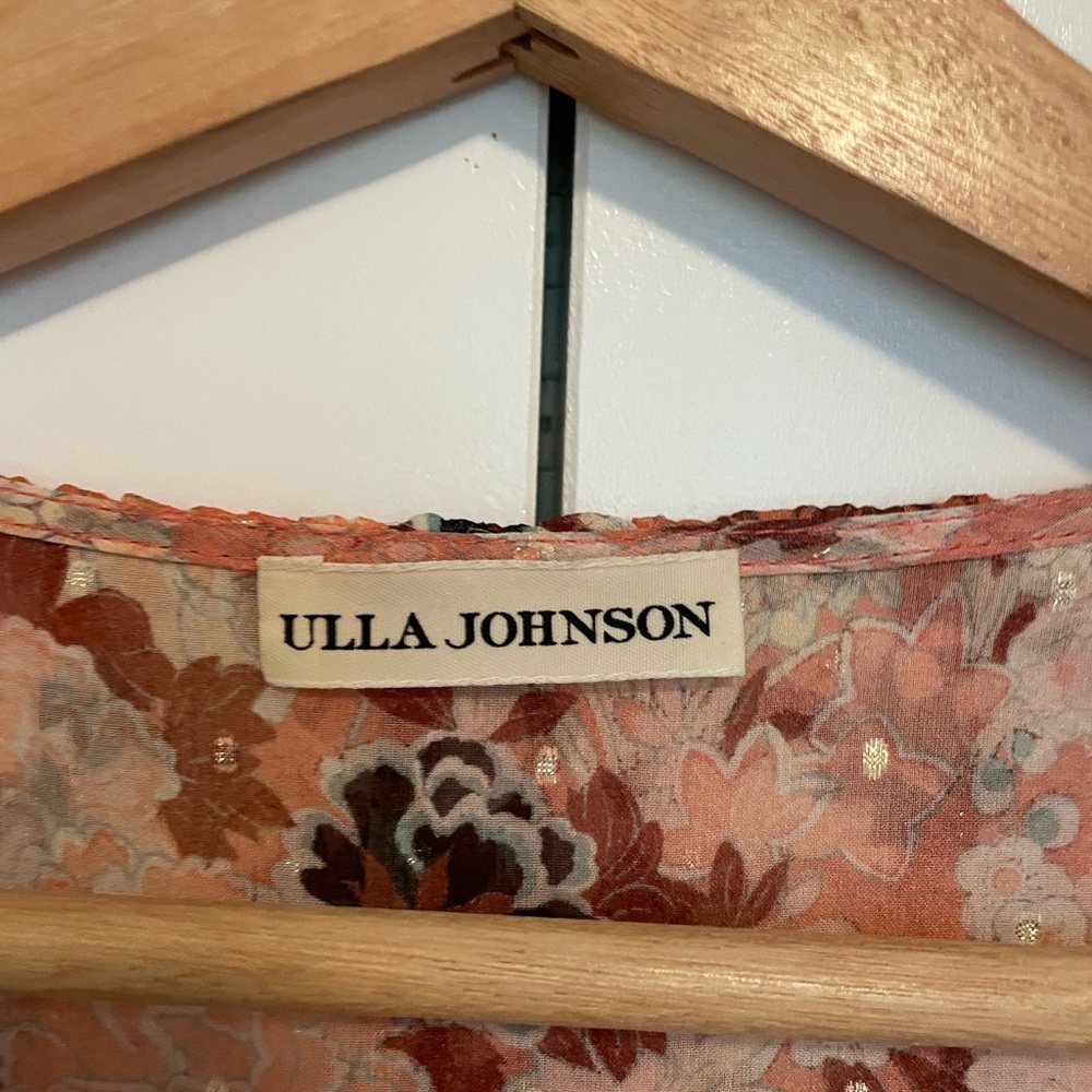 Ulla Johnson silk dress Sz 8 - Picture 10 of 11